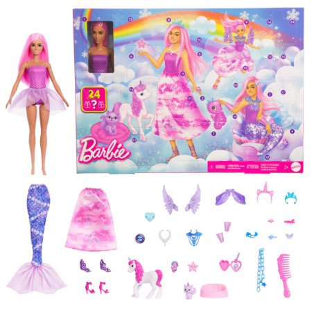 BARBIE Fantasy adventes kalendārs, JFL66 