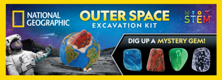 NATIONAL GEOGRAPHIC komplekts Outer Space Excavation, CRNGSPACEPDQINT 