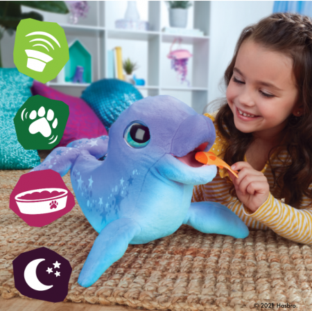 FUR REAL interaktīvā mīkstā rotaļlieta Dolphin, F24015L0 F24015L0