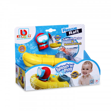 BB JUNIOR vannas rotaļlieta Splash 'N Play Rescue Raft, 16-89014 16-89014