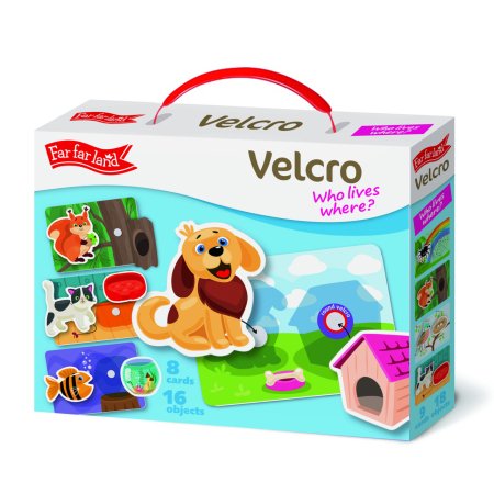 FAR FAR LAND velcro spēle Kurš kur dzīvo? F-02866 