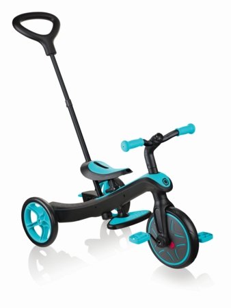 GLOBBER trīsritenis Trike Explorer 4in1, zils, 632-105 632-105
