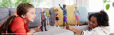 BARBIE Fashionistas lelle Kens, 3asst, DWK44 