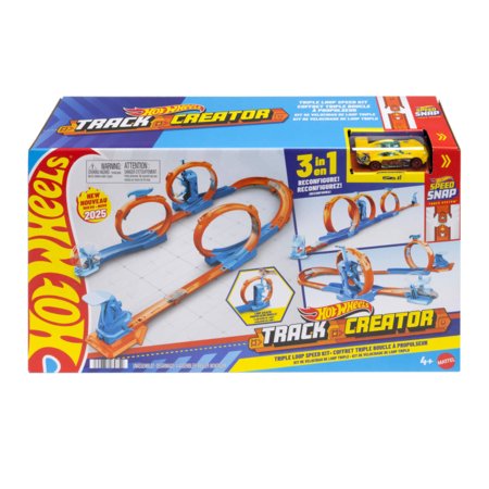 HOT WHEELS trašu trīskāršās cilpas komplekts, JDW39 