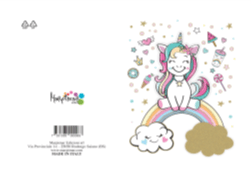 Marpimar mini rokām darināta apsveikuma kartiņa, assort., 8003821151939 