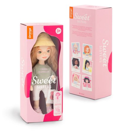 SWEET SISTERS lelle Sunny ar gaiši zaļu džemperi 32cm, SS02-26 SS02-26