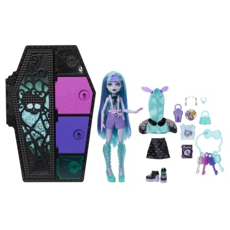 MONSTER HIGH SKULLTIMATES Spocīgie noslēpumi neona sērija Tvilija, HNF82 