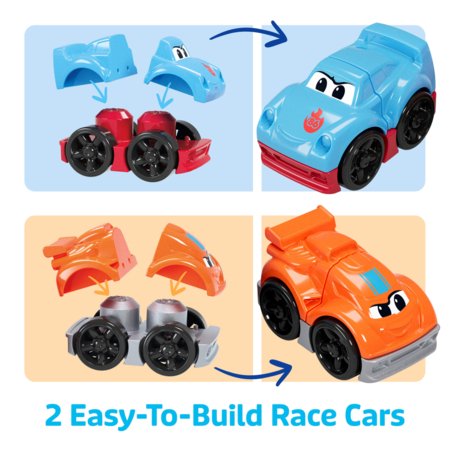 MEGA BLOKS kravas auto ar trasi būvēšanas komplekts, JFR29 