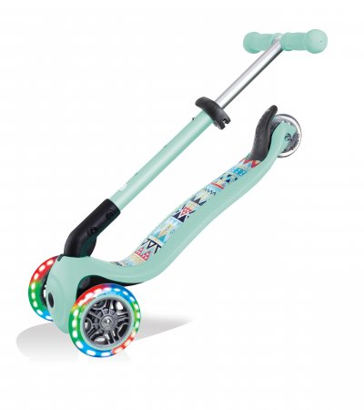 GLOBBER skrejritenis Junior Foldable Fantasy Lights , mint, 433-206 433-206