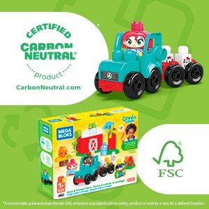 MEGA BLOKS zaļā pilsēta - ferma, HDL07 HDL07