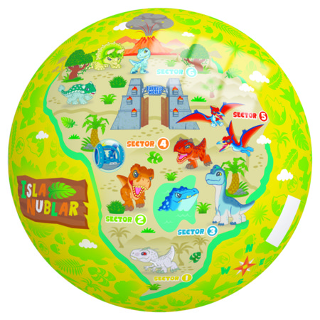 JOHN Jurassic World vinyl playball, 230 mm, 50903 