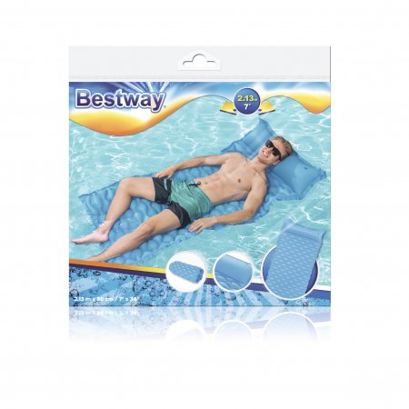 BESTWAY peldmatracis Float'n Roll, 2,13 m x 0,86 m, asst., 44020 44020