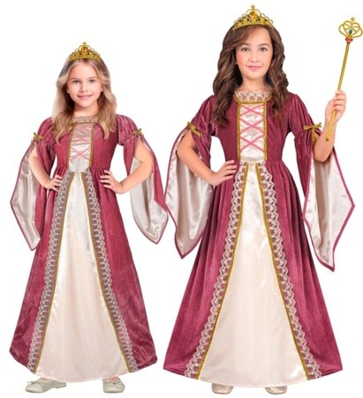 WIDMANN kostīms Medieval Princess, izmērs (128 cm / 5-7 gadi), 13196 
