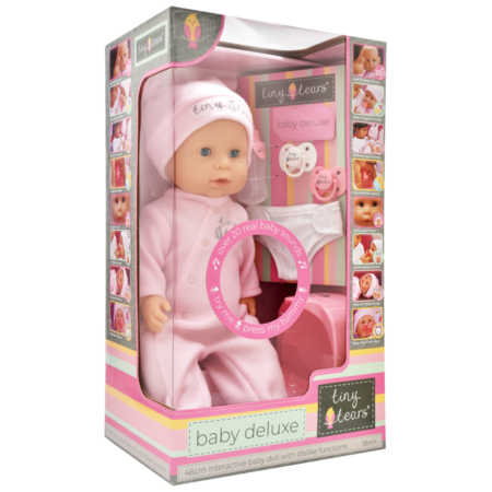 TINY TEARS leļļu mazulis interaktīva Deluxe, 11018 