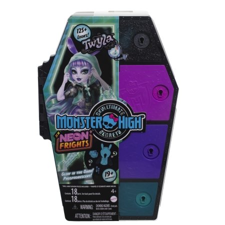 MONSTER HIGH SKULLTIMATES Spocīgie noslēpumi neona sērija Tvilija, HNF82 