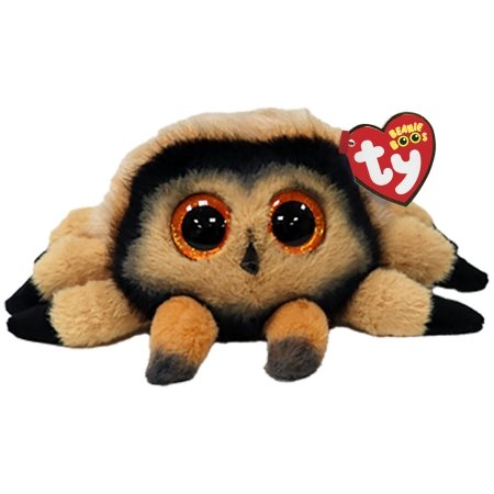 TY BEANIE BOO plīša rotaļlieta ar zirnekli GODFREY, 15 cm, TY37352 