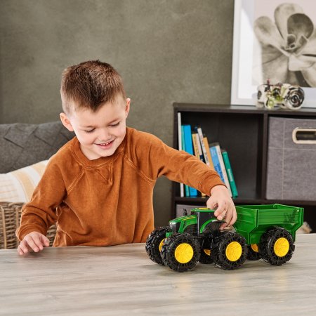 JOHN DEERE traktors ar furgonu, 47353 47353