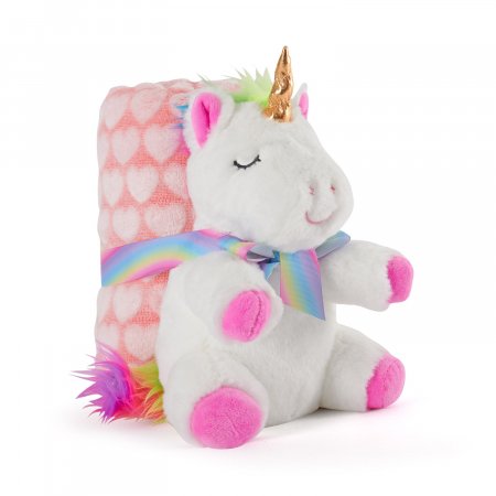 PERLETTI Mīksta plīša rotaļlieta ar segu Tiara unicorn, 13071 13071