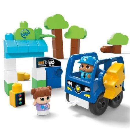MEGA BLOKS zaļā pilsēta ar autobusu, HDX90 HDX90