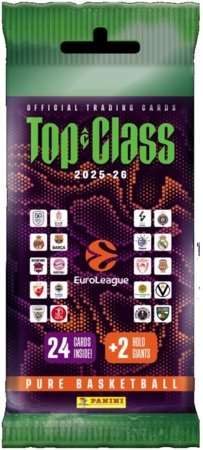PANINI TOP CLASS PURE BASKETBOLS Eirolīga 2025–2026 kolekcionējamās kartītes, 3489 