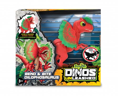 DINOS UNLEASHED dinozaurs Dilophosaurus - saliekties un iekost, 31126 31126