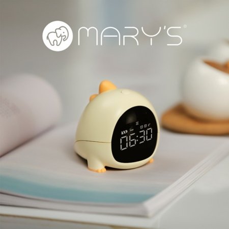MARY'S modinātājs DINO, Yellow, MW20529 