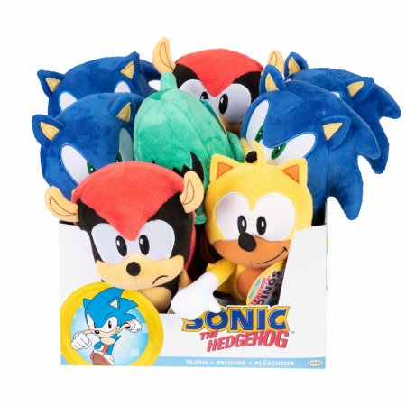 SONIC 9" plīša rotaļlieta, sortiments, 414484-PQ 414484-PQ