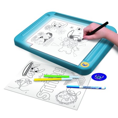 STITCH zīmēšanas komplekts ar gaismu, 107582 
