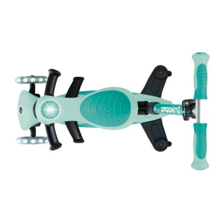 GLOBBER skrejritenis Go Up Deluxe Lights 360°, piparmētru-pistāciju, 699-306 