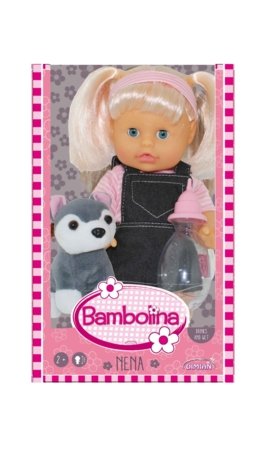 BAMBOLINA Lelle Nena ar kucēnu 36cm, BD131 