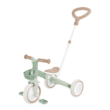 GLOBBER mācību trīsritenis Learning Trike 3in1 Plus, pistāciju, 738-109 