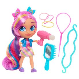 HAIRDORABLES kolekcionējama lelle - pārsteigums ar aksesuāriem, sērija 6, 23965 23965