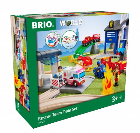BRIO dzelzceļa komplekts Rescue Team, 36025 36025