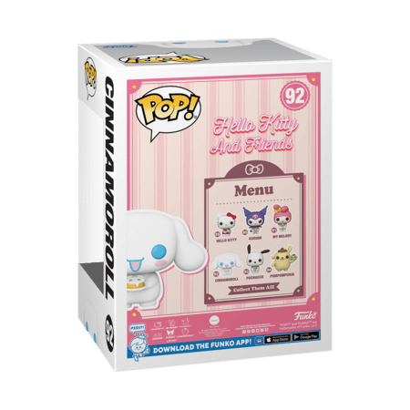FUNKO POP! vinila figūriņa: Sanrio: Hello Kitty - Cinnamaroll with Cake, 80313 