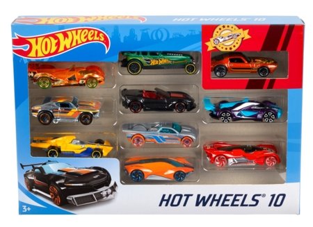 HOT WHEELS mašīnas 10-paka, 54886 