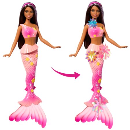 BARBIE Dreamtopia Ziedoša burvju nāriņa - Brunete, JDM73 