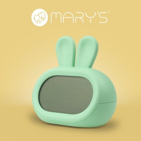MARY'S modinātājs RABBIT, Green, MW20731 