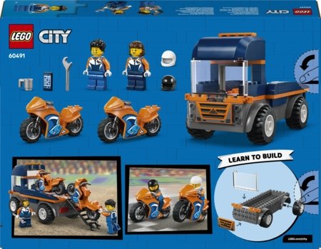 60491 LEGO® City Motociklu pārvadātājs 