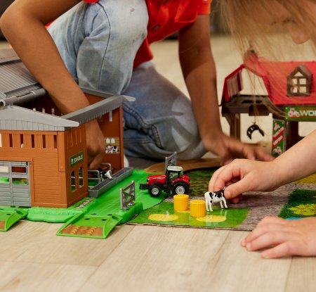 MAJORETTE  Saimniecības stacija ar transportlīdzekli Creatix, 212050037 212050037