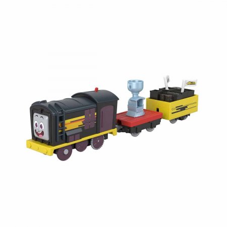 THOMAS & FRIENDS motorizēta lokomotīve ar vagonu, HFX97 HFX97