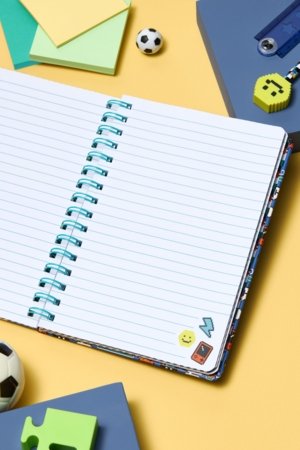 NEXT A5 blociņš ar līnijām 3D, AJ0814 