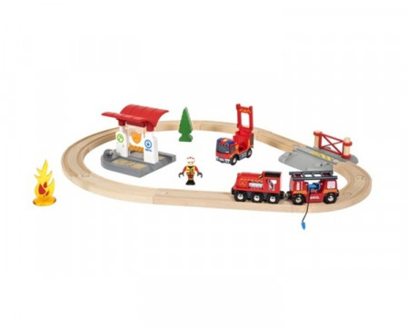 BRIO RAILWAY ugunzdzēsēji, 33815000 33815000