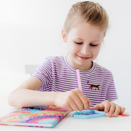 TOTUM Dimanta apgleznošanas piezīmju grāmatiņa Pāvs, 079762 079762