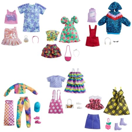 BARBIE clothes set asst, FYW82 