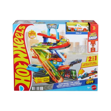 HOT WHEELS City 2in1 triku garāža, JHL94 