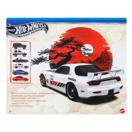 HOT WHEELS 1:64 sešu japāņu modeļu komplekts, JLB23 