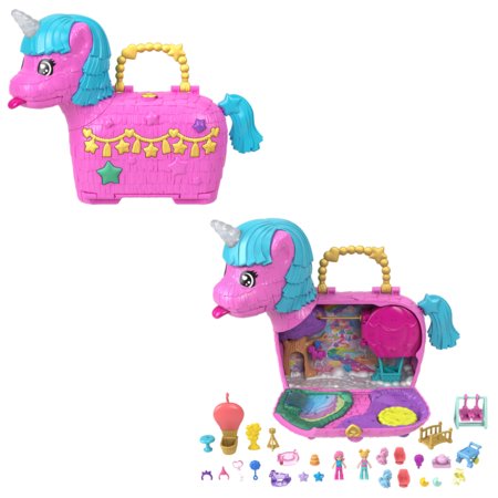 POLLY POCKET komplekts 35 gadu svinības vienradža ballīte, HYD96 