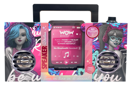 WOW GENERATION skaļrunis Wireless Sound Amplifier Speaker 