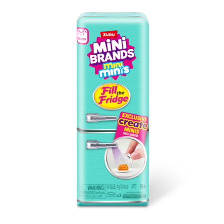 MINI BRANDS funkcionējošs ledusskapis Fill the Fridge, sortiments, 77673TQ1 