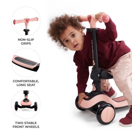 KINDERKRAFT skrejritenis HALLEY, rose pink, KRHALL00PNK0000 
